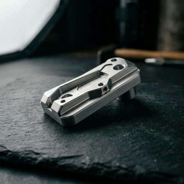 Machined aluminum prototype